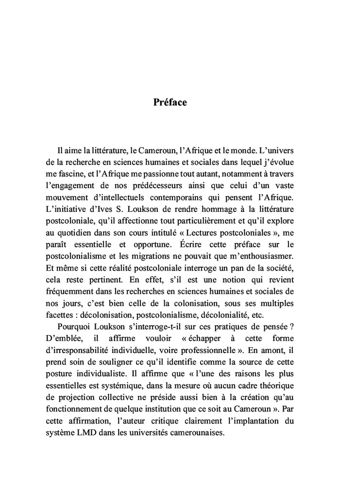 Postcolonialisme et migrations