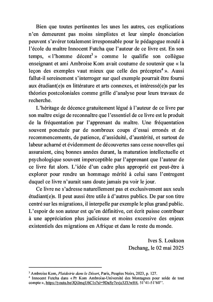 Postcolonialisme et migrations