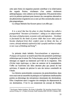 Postcolonialisme et migrations