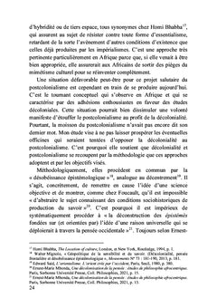 Postcolonialisme et migrations