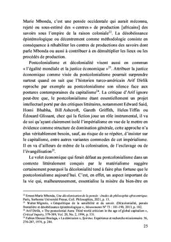 Postcolonialisme et migrations