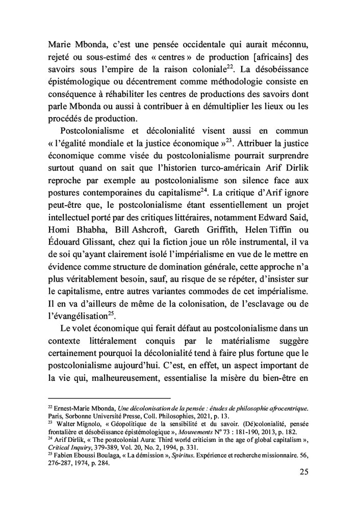 Postcolonialisme et migrations