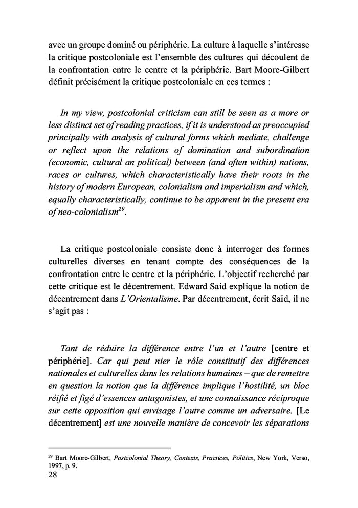 Postcolonialisme et migrations