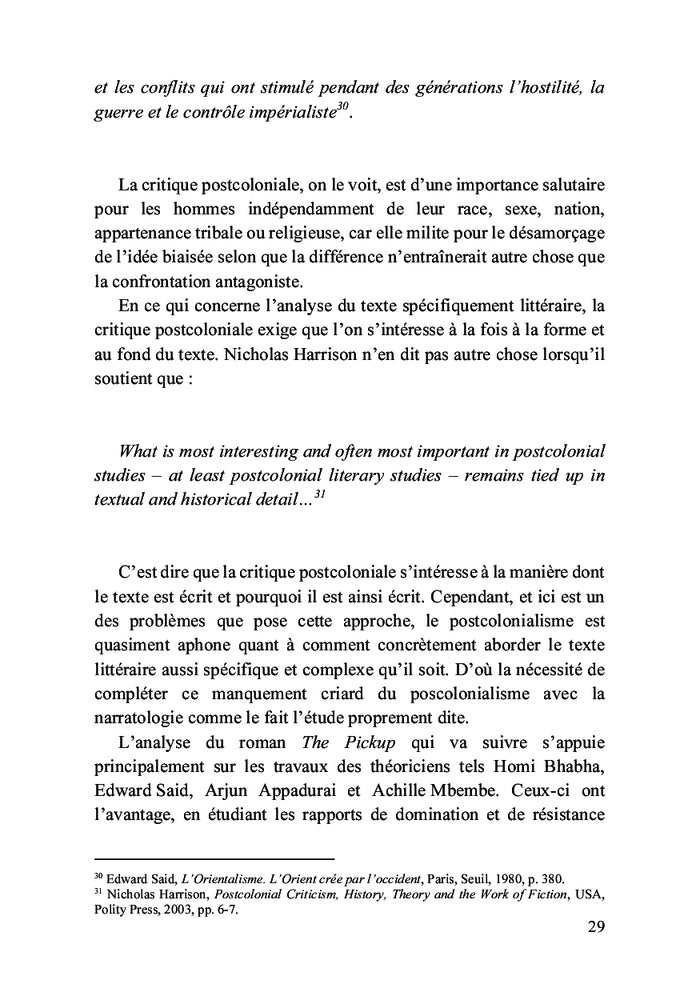 Postcolonialisme et migrations