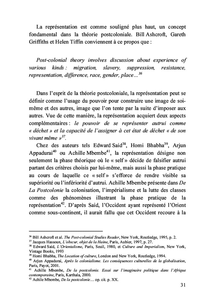 Postcolonialisme et migrations