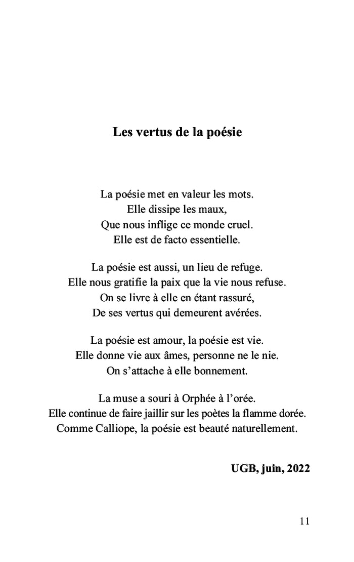 Prémices d'une plume prometteuse