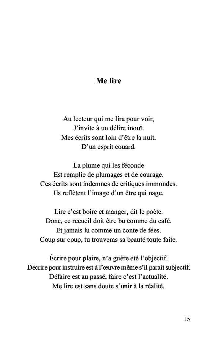 Prémices d'une plume prometteuse