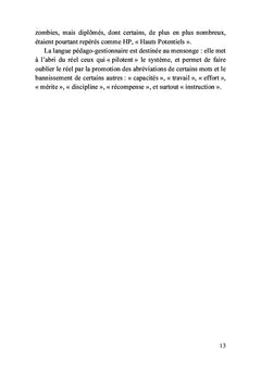 Désinstruire de A à Z