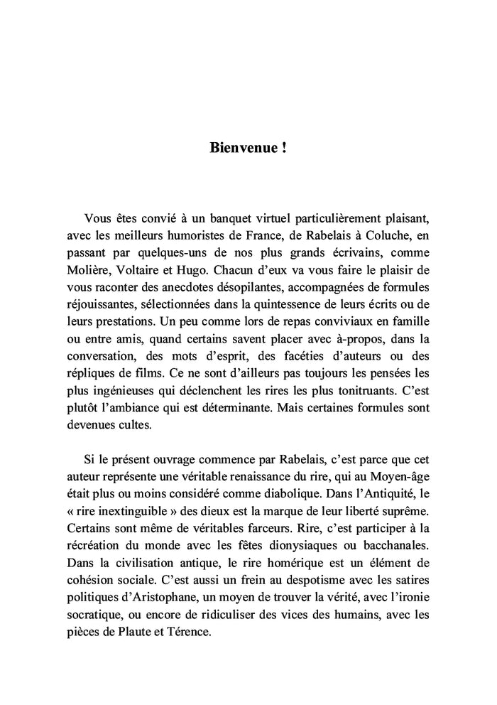 Histoire badine de l'humour