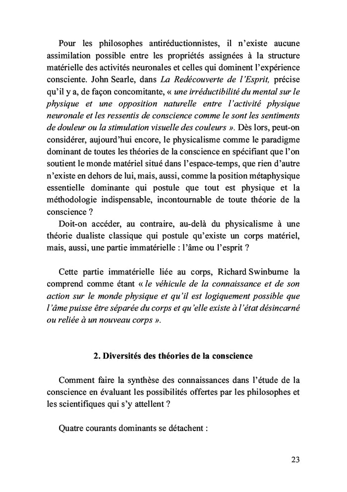 Physicalisme/dualisme