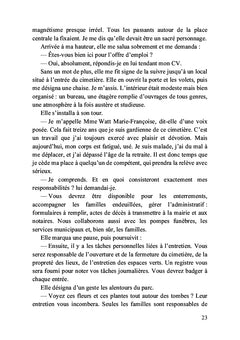 La gardienne du cimetière