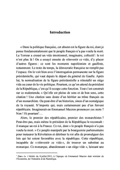 Un roi... Et vite !
