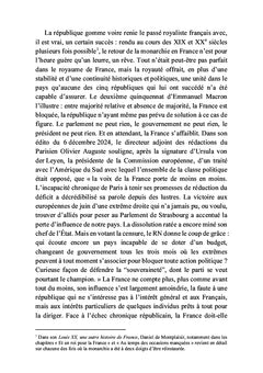 Un roi... Et vite !