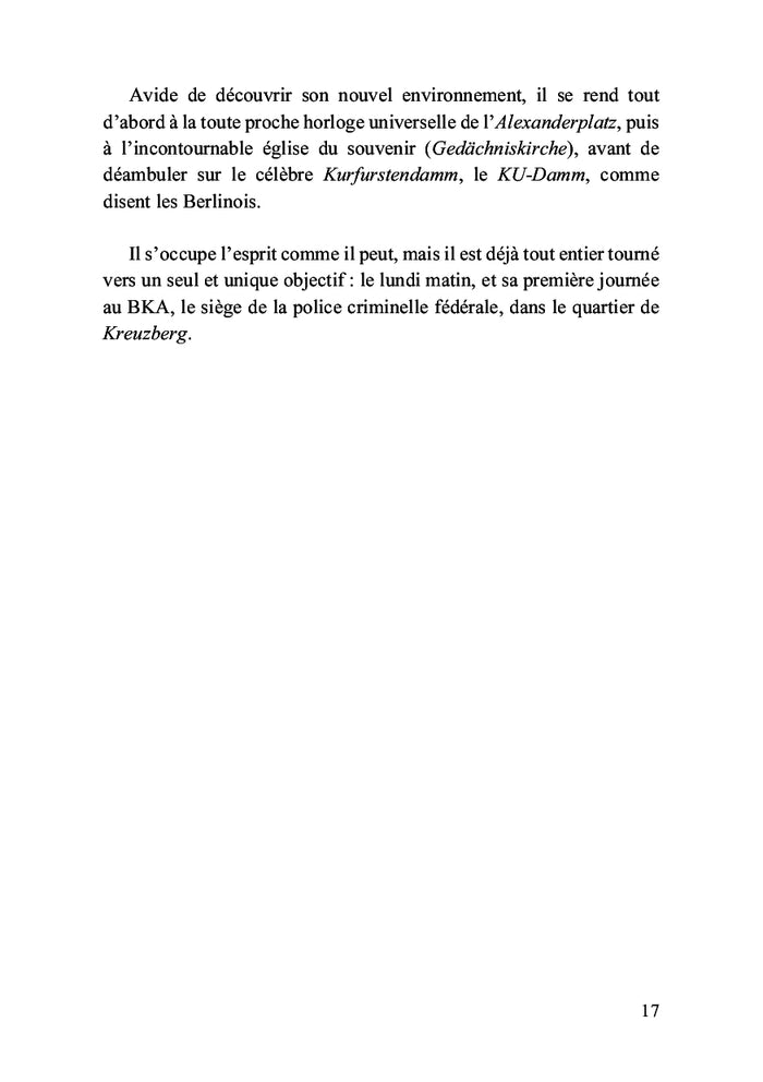 BKA, POLICE FÉDÉRALE