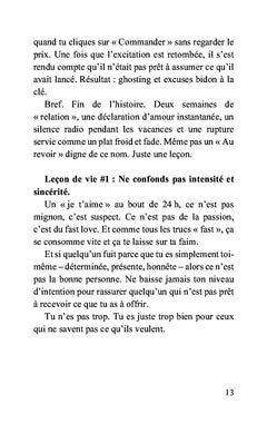 Ne sortez pas avec des tocards