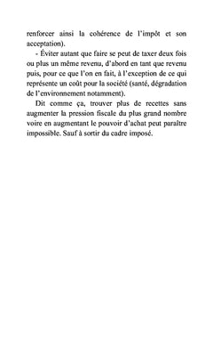 Besoin d'une réforme fiscale