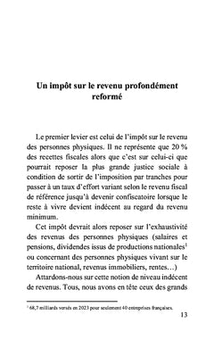 Besoin d'une réforme fiscale