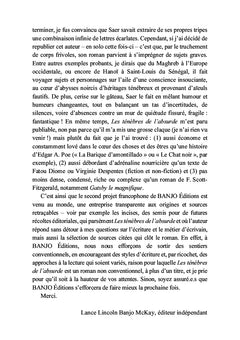 Les ténèbres de l'absurde