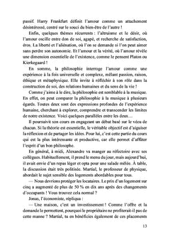 Alexandre, prof de philo