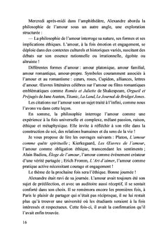 Alexandre, prof de philo