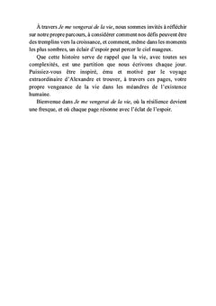 Je me vengerai de la vie
