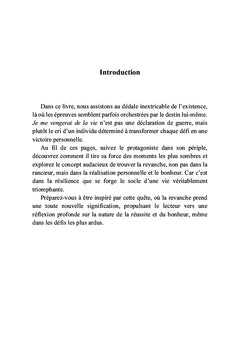 Je me vengerai de la vie