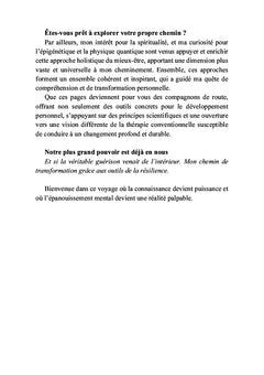 Au coeur de ma résilience