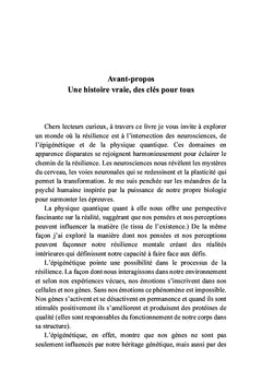 Au coeur de ma résilience