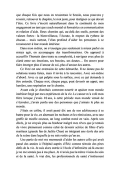 Au coeur de ma résilience