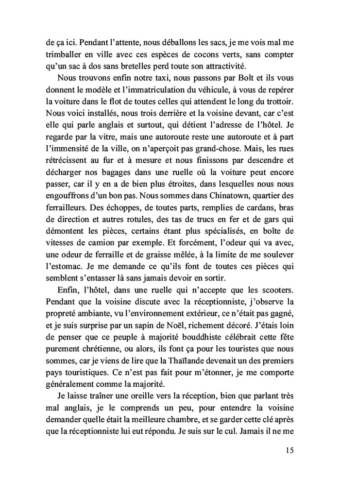 Mon voyage en Thaïlande