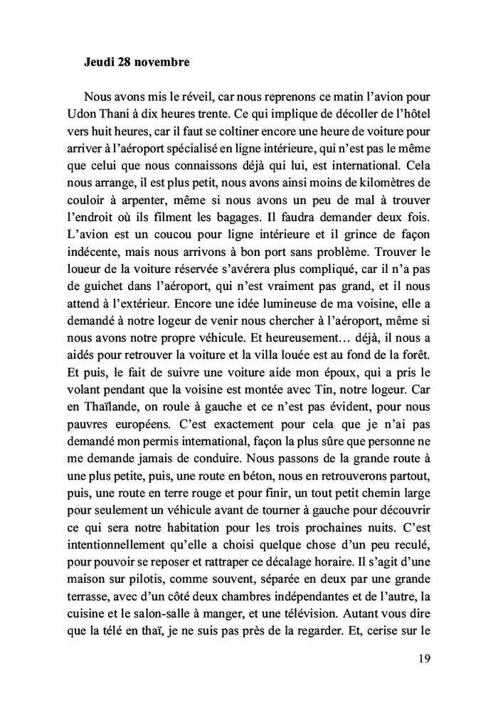 Mon voyage en Thaïlande