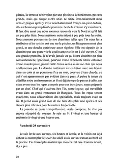 Mon voyage en Thaïlande