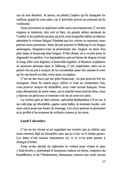 Mon voyage en Thaïlande