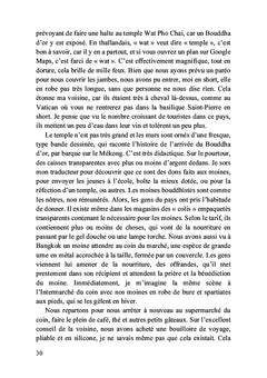 Mon voyage en Thaïlande