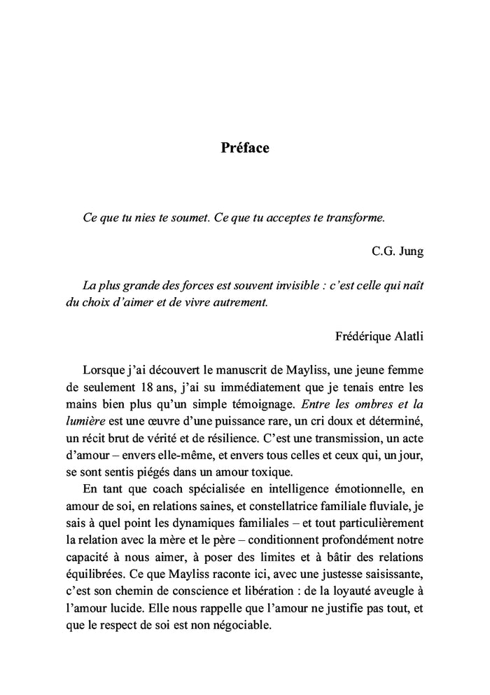 Entre les ombres et la lumière