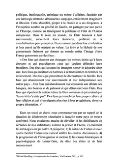 Le grand renoncement