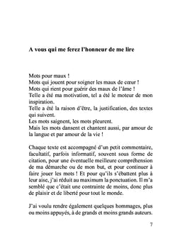 Mots pour maux