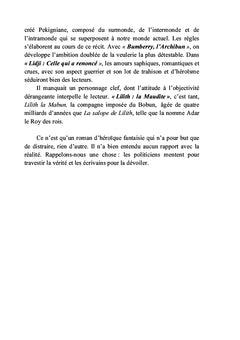 Lilith : La maudite