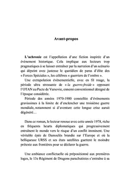 Uchronie pour guerriers de l'ombre