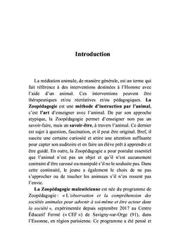 La médiation animale