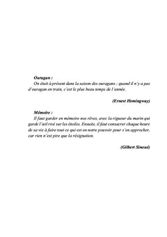 Ouragan sur la mémoire