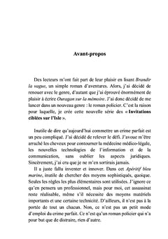 Apéritif bleu marine