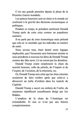 La théorie du complot : la prophétie 2021