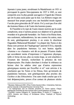 Le racisme dans tous ses états