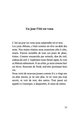 À deux pas de la nuit...