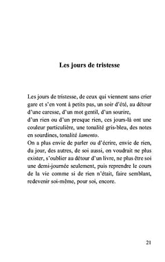 À deux pas de la nuit...