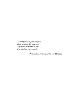 Dans l'ombre de mon coeur