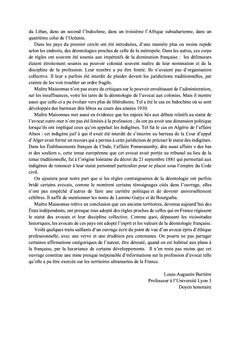L'avocat aux colonies et le Prince