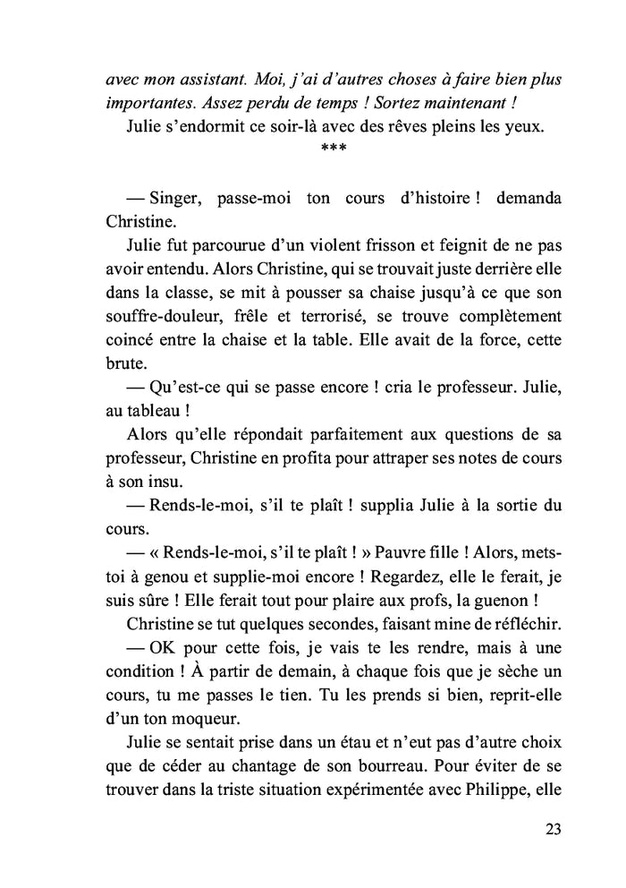 Je leur dirai que j'ai rêvé