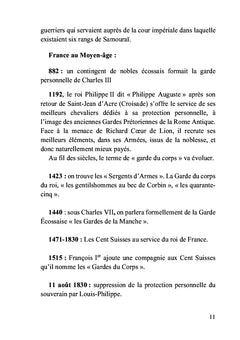 Mémento des gardes du corps